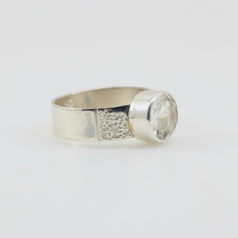 Anillo de Topacio Blanco - Anillos
