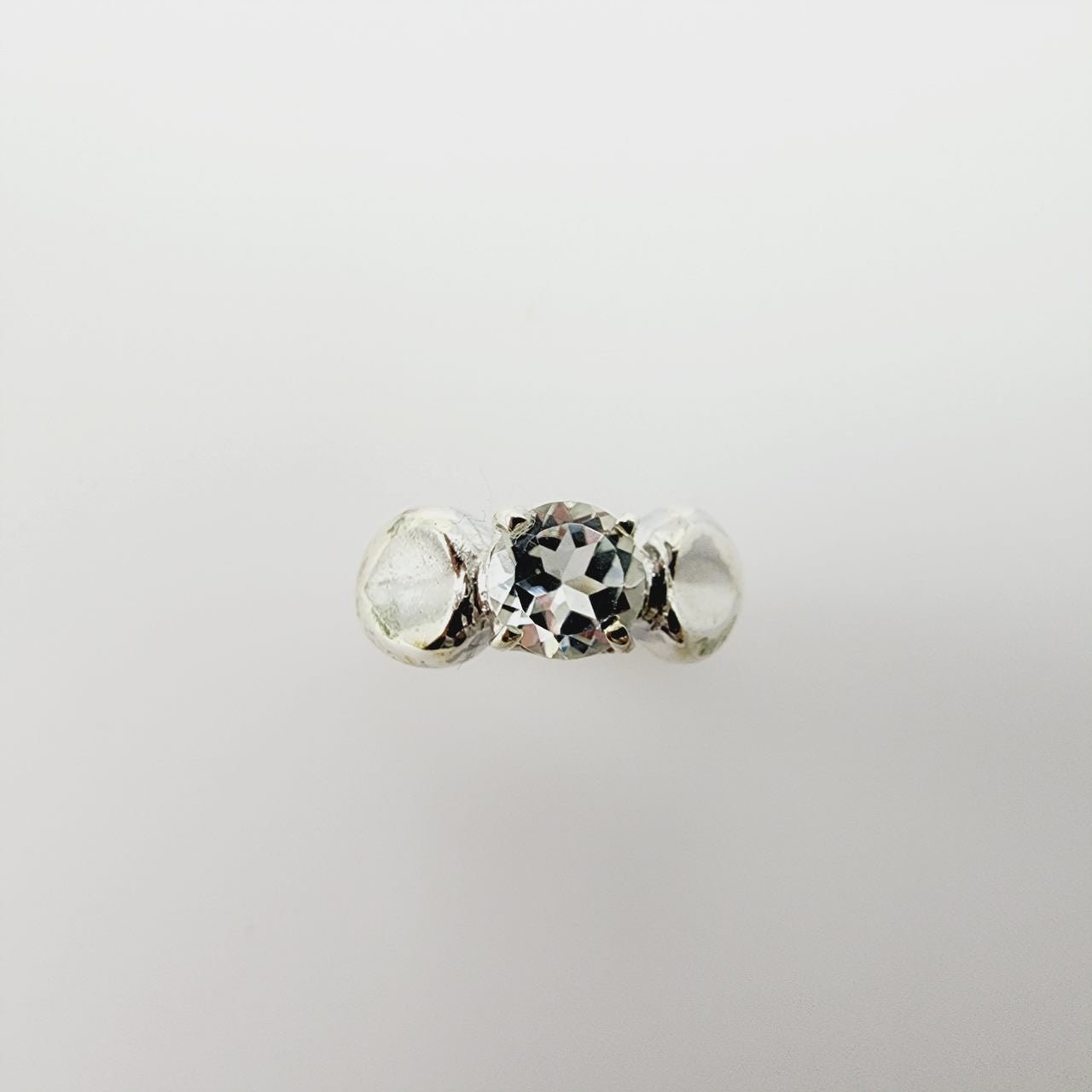 Anillo de topacio blanco - Anillos