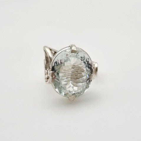 Anillo de topacio blanco - Anillos