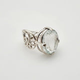 Anillo de topacio blanco - Anillos