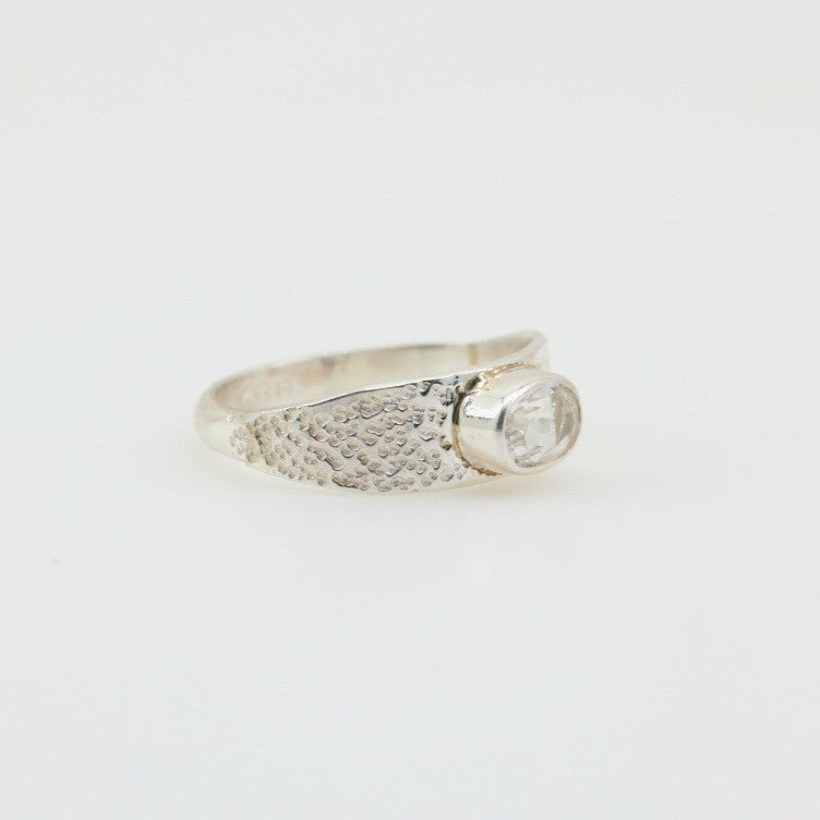 Anillo de Topacio Blanco - Anillos