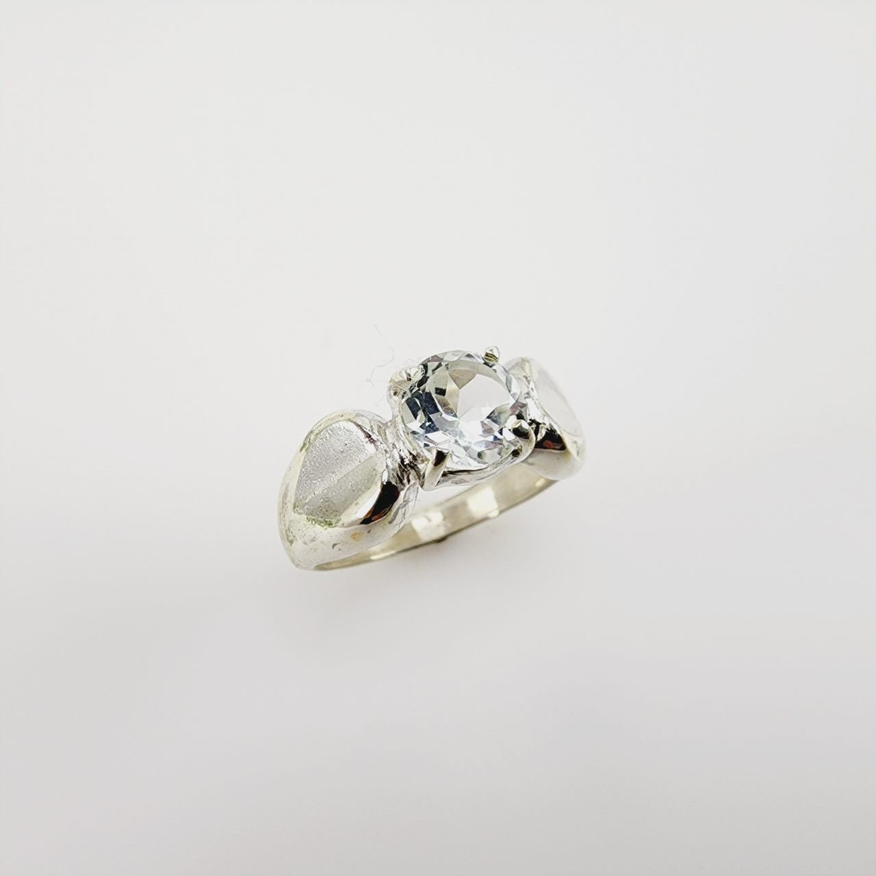 Anillo de topacio blanco - Anillos
