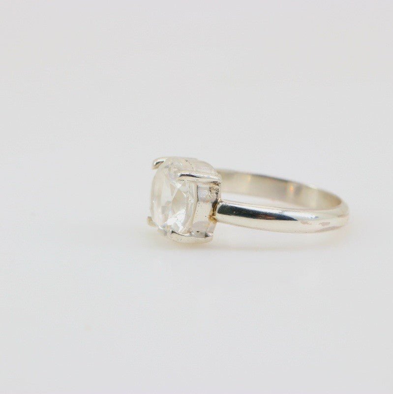 Anillo de Topacio Blanco - Anillos
