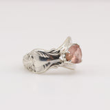 Anillo de Topacio Imperial vista lateral- Anillos