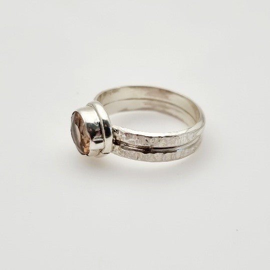 Anillo de Topacio Imperial Talla 24- Anillos