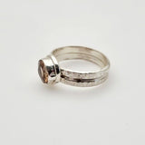 Anillo de Topacio Imperial Talla 24- Anillos