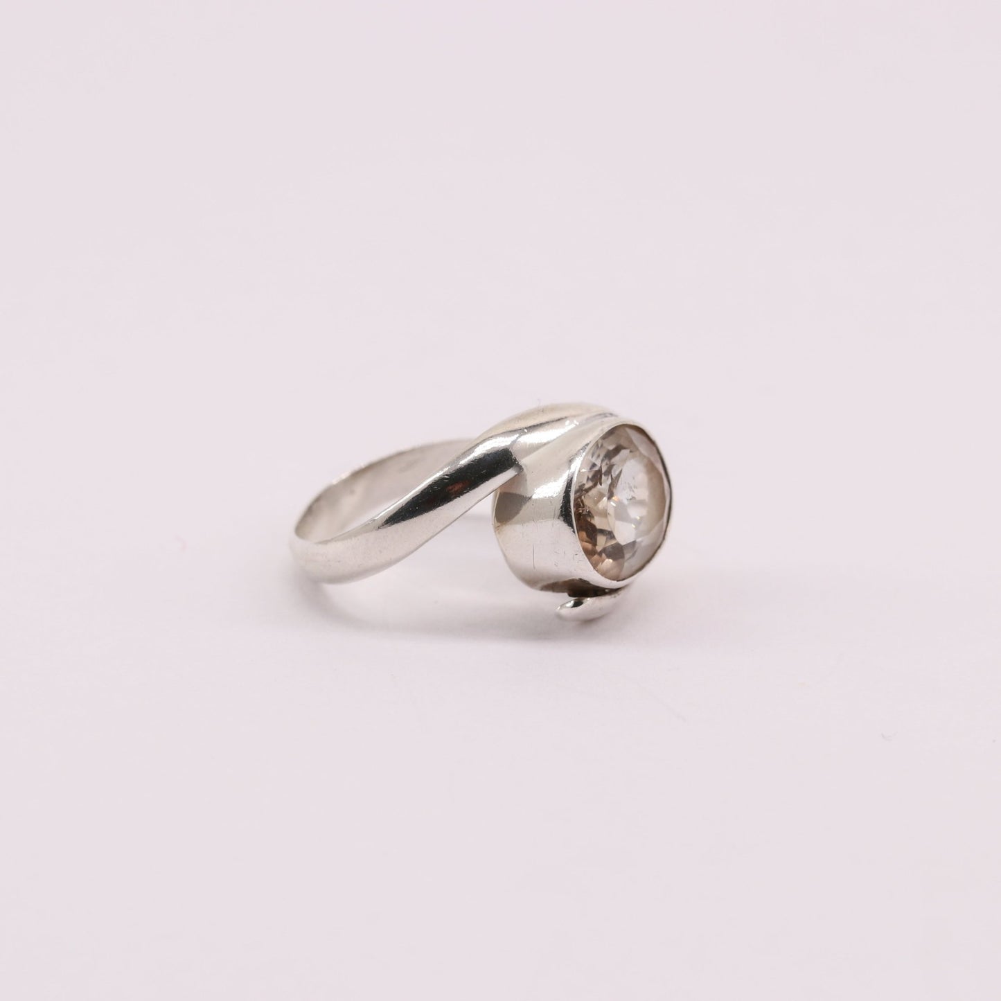 Anillo de Topacio Imperial Bi-color Oval en Plata 950- Anillos