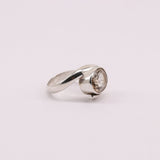 Anillo de Topacio Imperial Bi-color Oval en Plata 950- Anillos