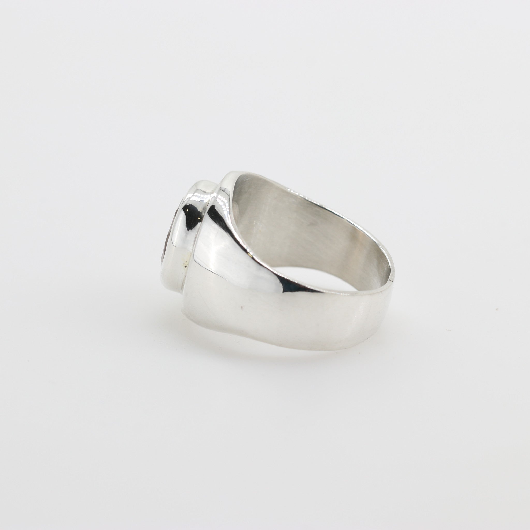 Anillo de Topacio Imperial Bi-color en Plata 950 - Anillos