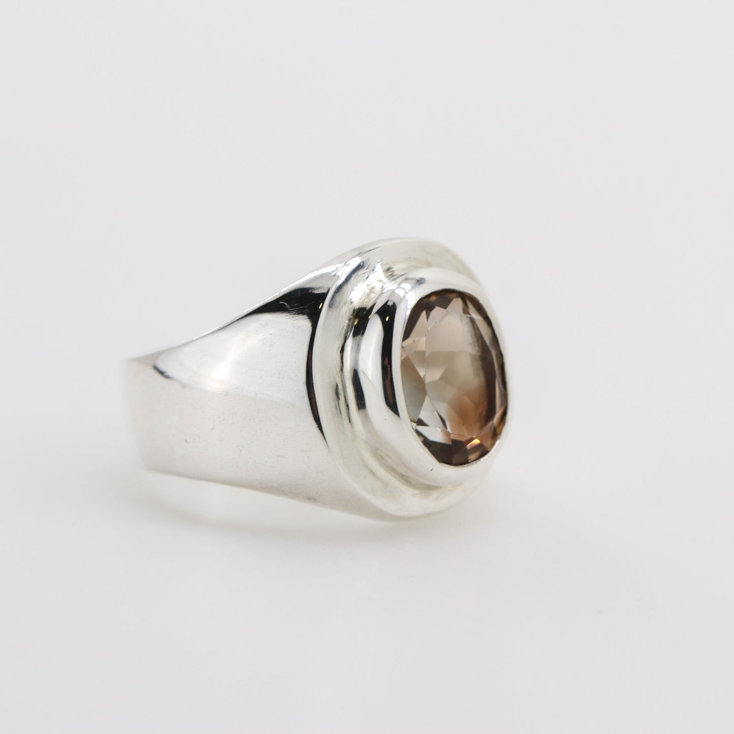 Anillo de Topacio Imperial bi-color - Anillos