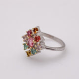 Anillo de Turmalina Multicolor - Anillos