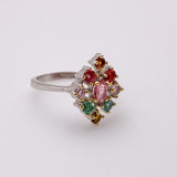 Anillo de Turmalina Multicolor - Anillos