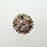 Anillo de Turmalina multicolores - Anillos