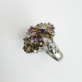 Anillo de Turmalina multicolores - Anillos