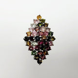 Anillo de Turmalina multicolores - Anillos