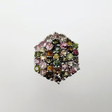 Anillo de Turmalina multicolores - Anillos