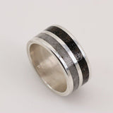 Anillo de Turmalina Negra Y Onix blanco - Anillos