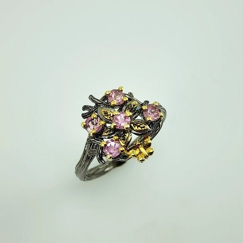 Anillo de Turmalina Rosa - Anillos