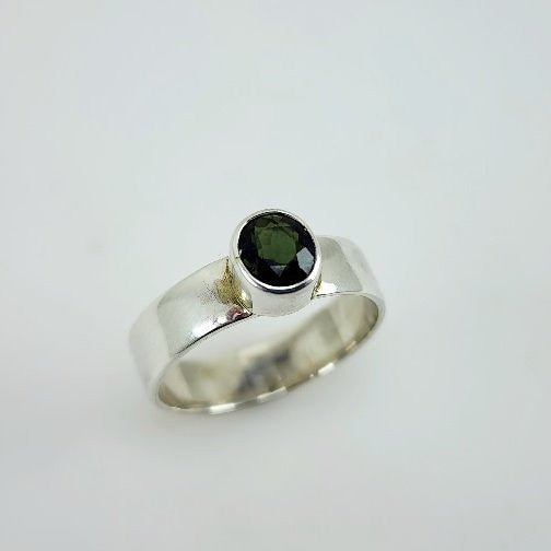 Anillo de Turmalina Verde - Anillos