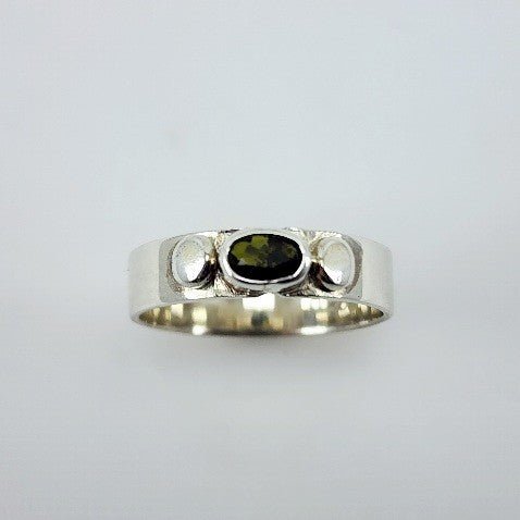 Anillo de Turmalina Verde - Anillos