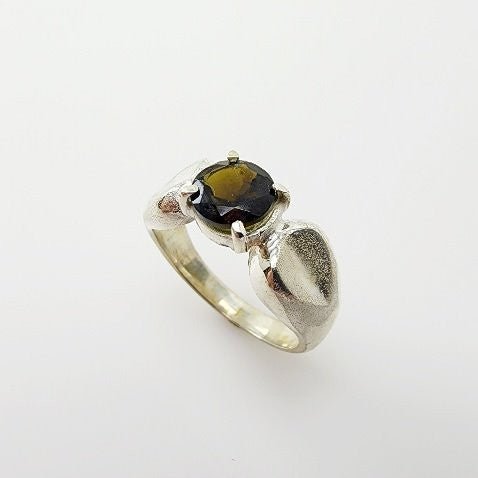 Anillo de Turmalina Verde - Anillos