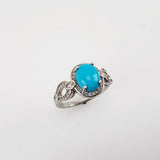 Anillo de Turquesa y cubic zirconia - Anillos