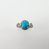 Anillo de Turquesa y cubic zirconia - Anillos