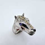 Anillo de Zafiro azul y amarillo - Anillos