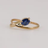 Anillo de zafiro en oro 18k - Anillos