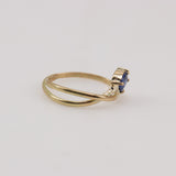 Anillo de zafiro en oro 18k - Anillos