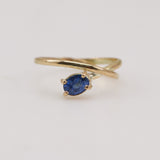 Anillo de zafiro en oro 18k - Anillos