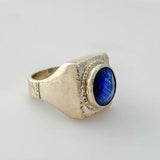 Anillo de Zafiro Sello - Anillos