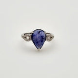 Anillo de Zafiro y Zirconia cúbica - Anillos