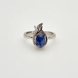 Anillo de Zafiro y Zirconia cúbica - Anillos