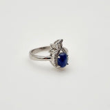 Anillo de Zafiro y Zirconia cúbica - Anillos