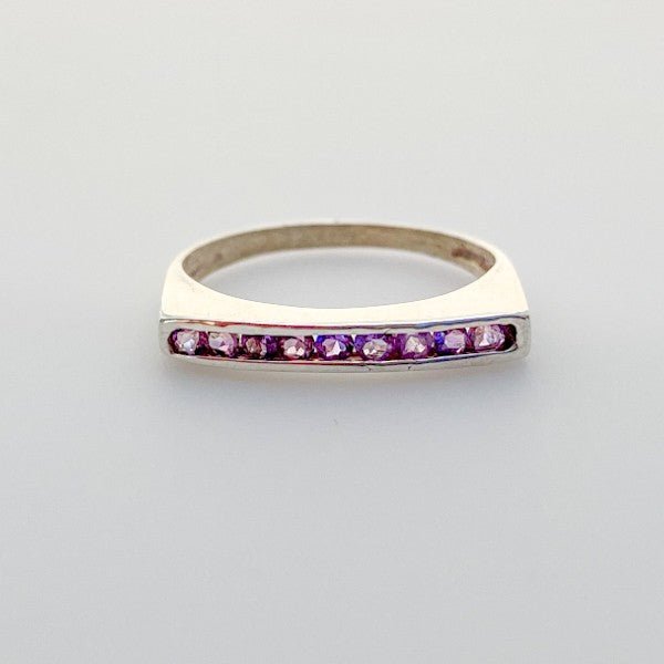 Anillo semi sin fin de Amatista - Anillos