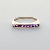 Anillo semi sin fin de Amatista - Anillos