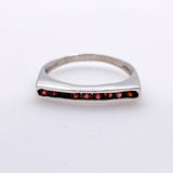 Anillo semi sin fin de Granate - Anillos