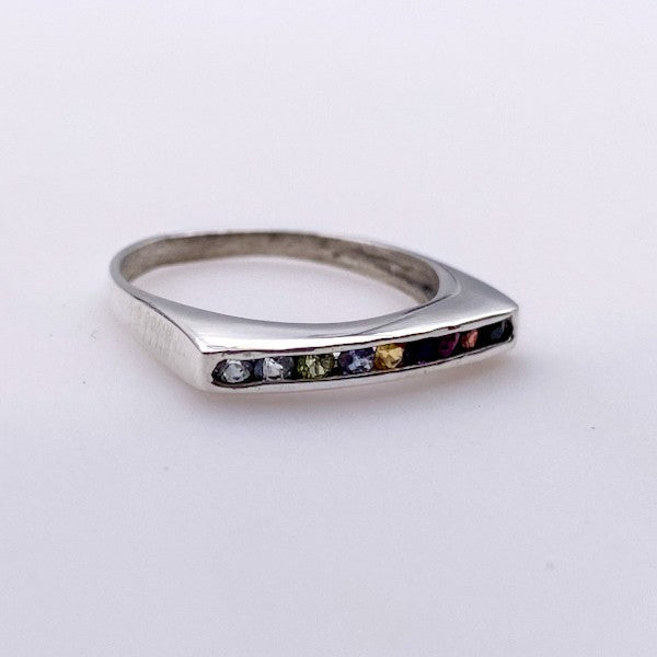 Anillo semi sin fin de multiples piedras - Anillos