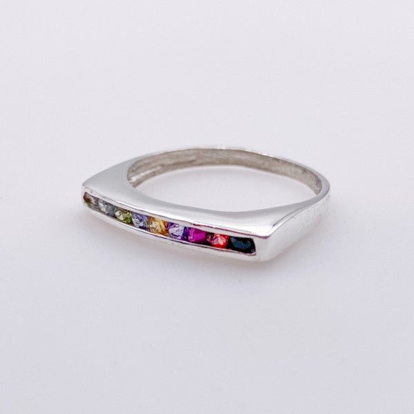 Anillo semi sin fin de multiples piedras - Anillos