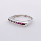 Anillo semi sin fin de multiples piedras - Anillos
