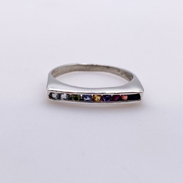 Anillo semi sin fin de multiples piedras - Anillos