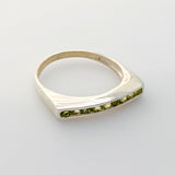 Anillo semi sin fin de Peridoto - Anillos