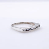 Anillo semi sin fin de Topacio Blanco - Anillos