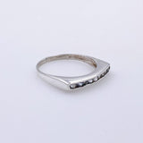 Anillo semi sin fin de Topacio Blanco - Anillos