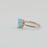Anillo topacio azul - Anillos