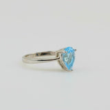 Anillo topacio azul - Anillos