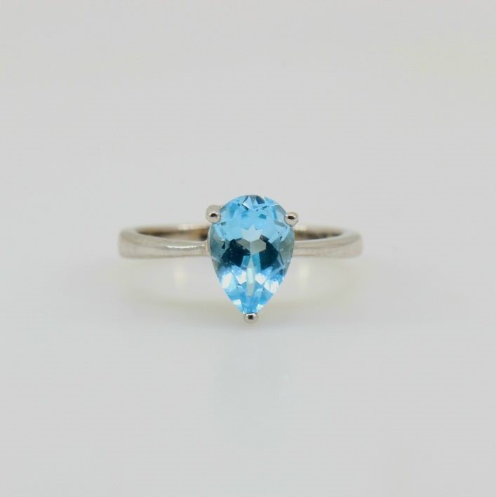 Anillo topacio azul - Anillos