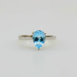 Anillo topacio azul - Anillos
