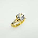 Anillo Topacio blanco y Topacios azules - Anillos